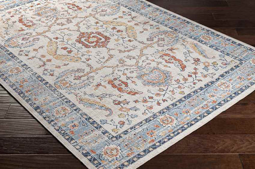 Alta Traditional Burnt Orange Area Rug