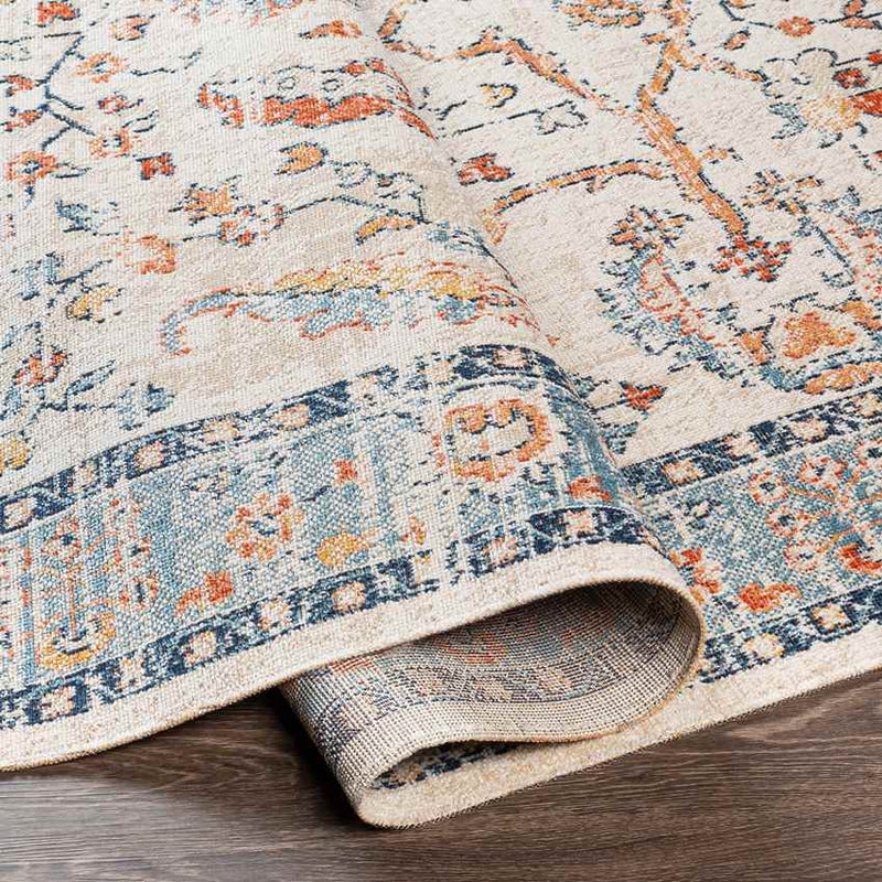 Alta Traditional Burnt Orange Area Rug