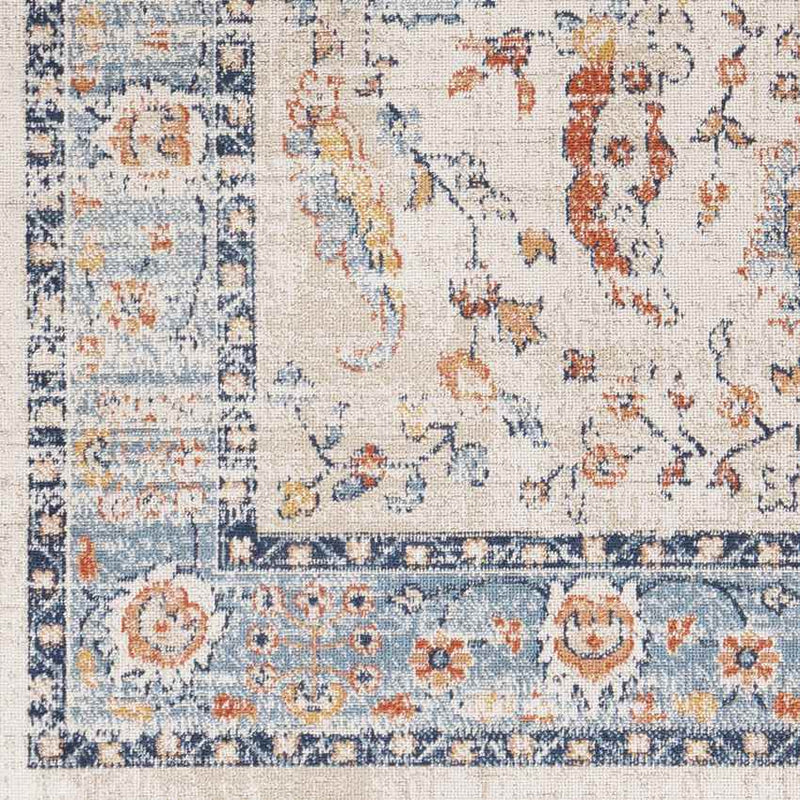 Alta Traditional Burnt Orange Area Rug