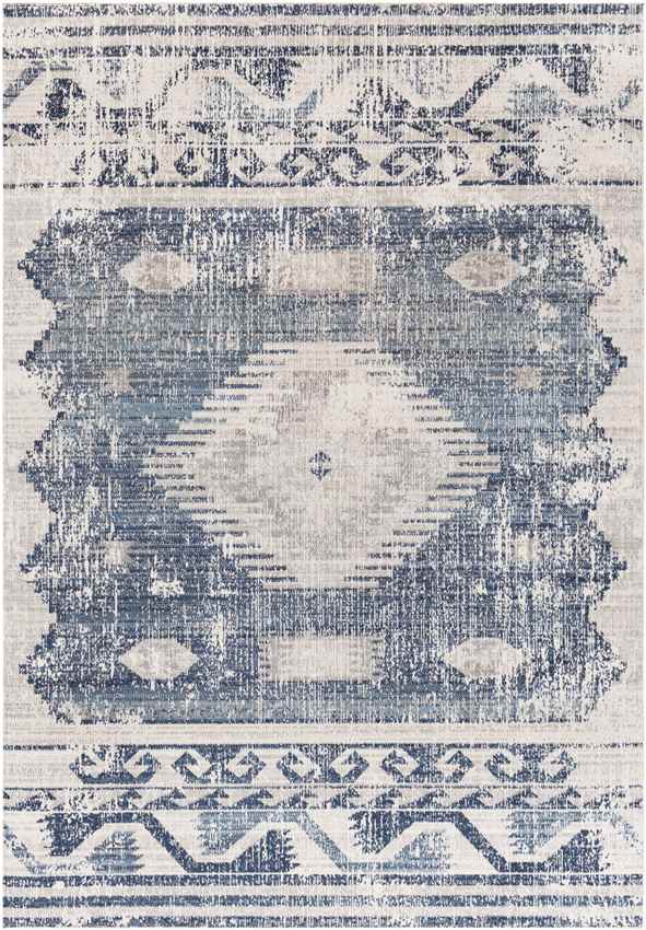 Buffalo Grove Global Dark Blue Area Rug