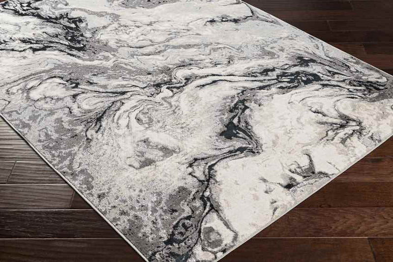 Lake Villa Modern Light Gray Area Rug