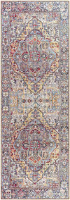 Manche Traditional Burnt Orange Area Rug