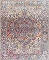 Manche Traditional Burnt Orange Area Rug