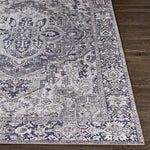Manche Traditional Charcoal Area Rug