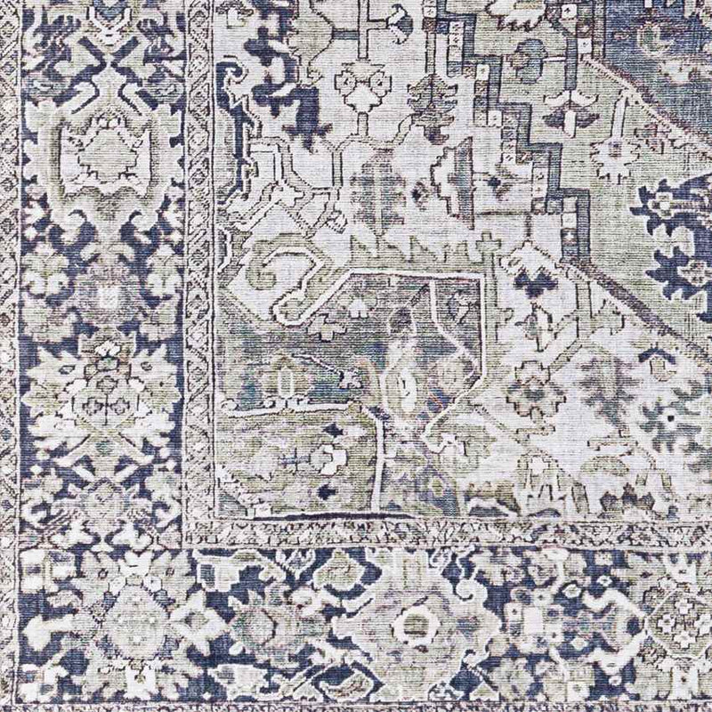 Manche Traditional Charcoal Area Rug
