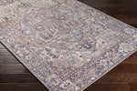 Manche Traditional Dark Brown Area Rug
