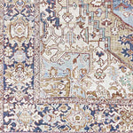 Manche Traditional Dark Brown Area Rug