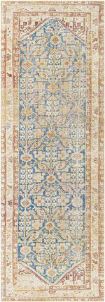 Orland Hills Traditional Burnt Orange Area Rug