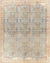 Orland Hills Traditional Burnt Orange Area Rug