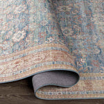 Orland Park Traditional Dark Blue Area Rug