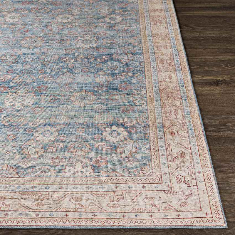 Orland Park Traditional Dark Blue Area Rug