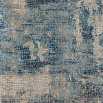 Trail Creek Modern Teal Washable Area Rug
