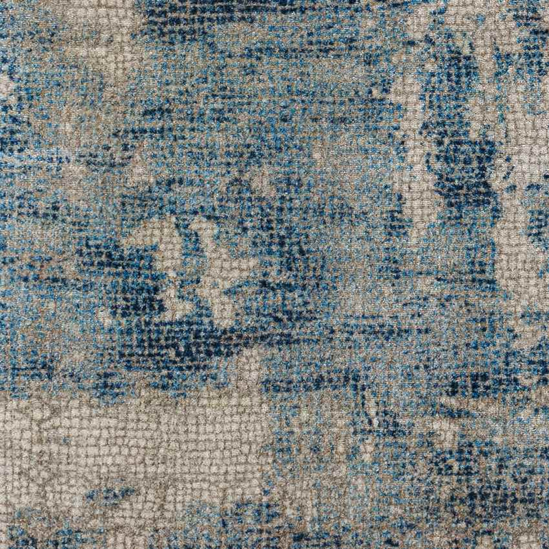 Trail Creek Modern Teal Washable Area Rug