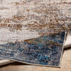 Vevay Modern Rust Washable Area Rug