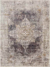 Wallace Traditional Coffee Washable Area Rug