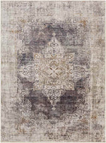 Wallace Traditional Coffee Washable Area Rug