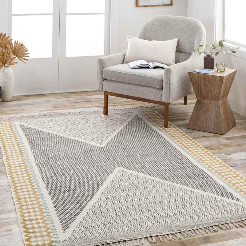 Remington Global Black Area Rug
