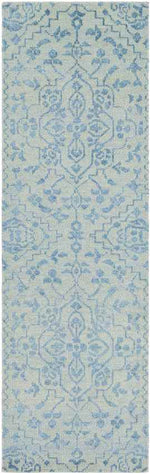 Bedworth Traditional Light Blue Area Rug