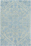 Bedworth Traditional Light Blue Area Rug