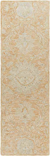 East Chicago Traditional Burnt Orange Area Rug