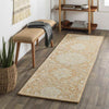 East Chicago Traditional Burnt Orange Area Rug