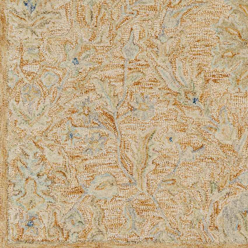 East Chicago Traditional Burnt Orange Area Rug