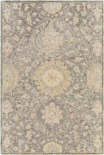 East Chicago Traditional Charcoal Area Rug