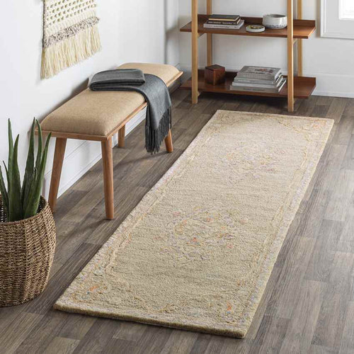 Logansport Traditional Beige Area Rug