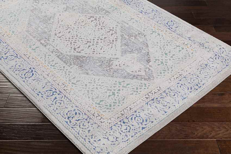 Modoc Traditional Pale Blue Area Rug