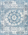 Shamrock Lakes Modern Sky Blue Washable Area Rug