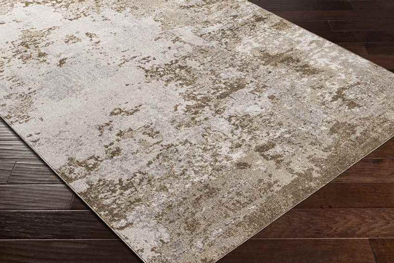 Shelburn Modern Taupe Washable Area Rug