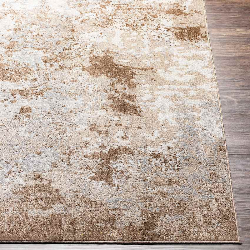 Shelburn Modern Taupe Washable Area Rug
