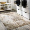 Shelburn Modern Taupe Washable Area Rug