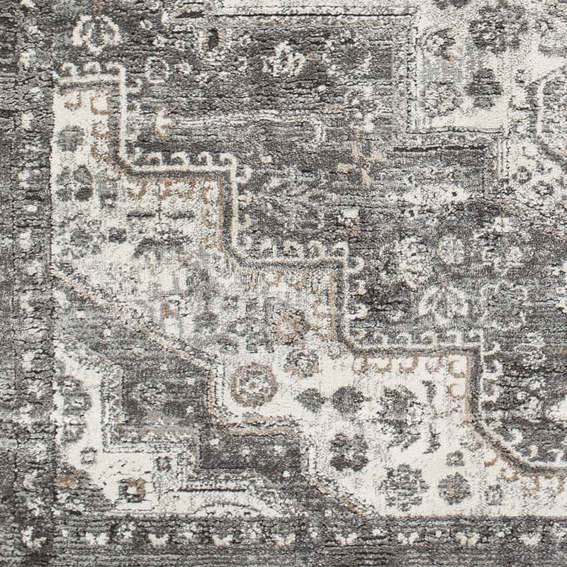 New Ross Traditional Charcoal Area Rug
