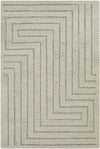 Springport Modern Light Gray Area Rug