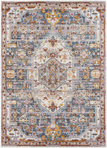 Glendale Heights Traditional Burnt Orange Area Rug