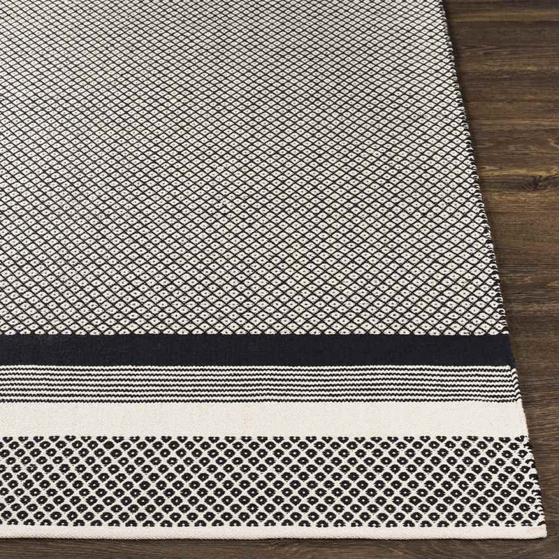 Stillman Valley Rustic Black Area Rug