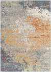 Creal Springs Modern Burnt Orange Area Rug