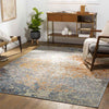Creal Springs Modern Burnt Orange Area Rug