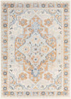 Crystal Lake Traditional Burnt Orange Area Rug
