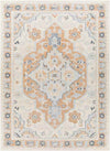Crystal Lake Traditional Burnt Orange Area Rug