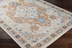 Crystal Lake Traditional Burnt Orange Area Rug