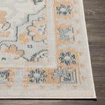 Crystal Lake Traditional Burnt Orange Area Rug