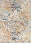 De Land Modern Burnt Orange Area Rug