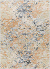 De Land Modern Burnt Orange Area Rug