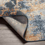 De Pue Modern Burnt Orange Area Rug