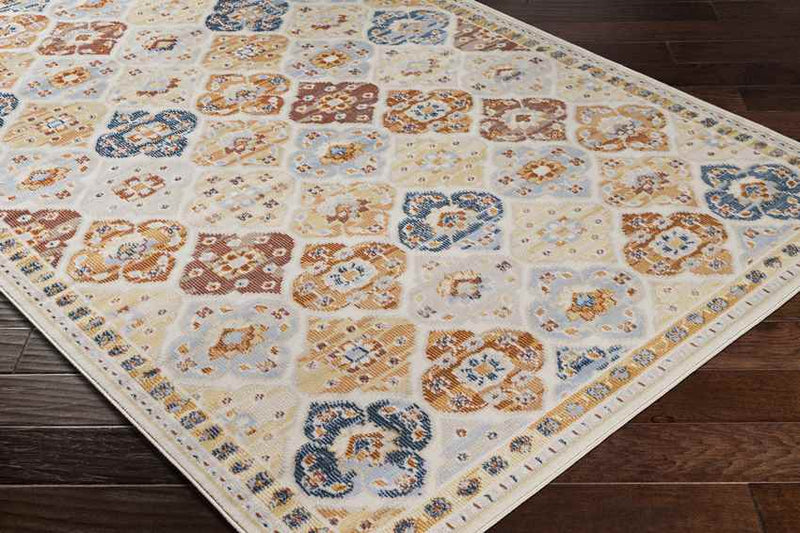 Deer Park Traditional Beige Area Rug