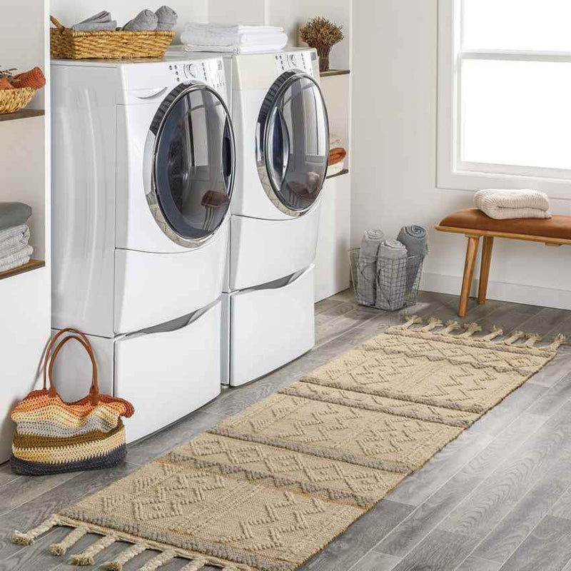 Mount Vernon Global Tan Area Rug