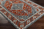 Andrews Traditional Burnt Orange Area Rug