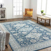 Avilla Traditional Teal Area Rug